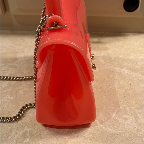 Furla Pink Candy Jelly Metropolis Mini Crossbody Bag - Picture 7 of 7
